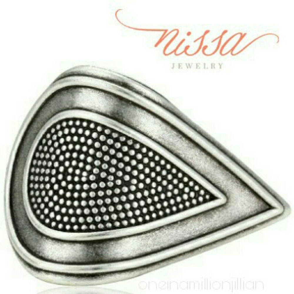 Nissa Jewelry "Broken Arrow" Textured Ring
